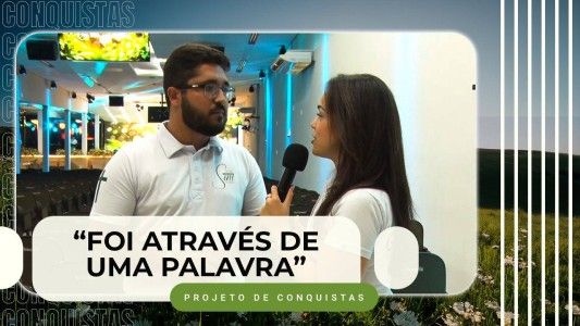 Vem aí “Meus Projetos de Conquistas para 2026” | 25 de Janeiro - Felipe 06.01.2025