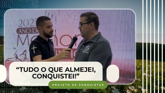 Vem aí “Meus Projetos de Conquistas para 2026” | 25 de Janeiro - Fernando 14.01.2025