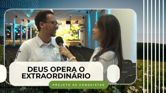 Vem aí “Meus Projetos de Conquistas para 2026” | 25 de Janeiro - Felipe 18.01.2025